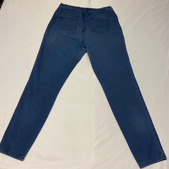Faded Glory Women's Pull On Jegging Jeans Size 12 Mid-Rise Stretch W32 L 28 1/2 - Picture 2 of 10